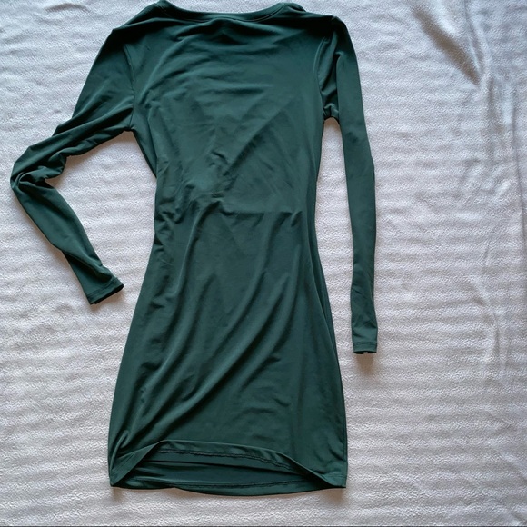 Perfect Holiday Dress - Hunter Green - Picture 2 of 3